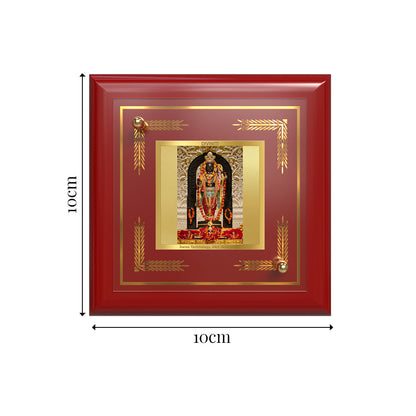 Ram Lalla | Ram Lalla Divine 24K Gold Plated Photo Frame for Home Décor, Tabletop & Office | Blessings of Purity, Devotion & Protection (MDF1A)