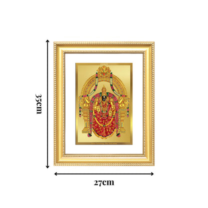 Diviniti 24K Gold Plated Padmavati (Classic) Divine Wall Frame for Home Mandir & Office Decor | Luxury Spiritual Gift