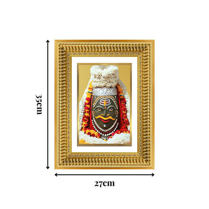 Diviniti 24K Gold Plated Mahakaleshwar (Classic) Divine Wall Frame for Home Mandir & Office Decor | Luxury Spiritual Gift