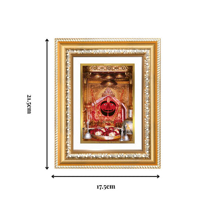 Diviniti 24K Gold Plated Salasar Balaji (Classic) Divine Wall and Table Top Frame for Home Mandir & Office Decor | Luxury Spiritual Gift