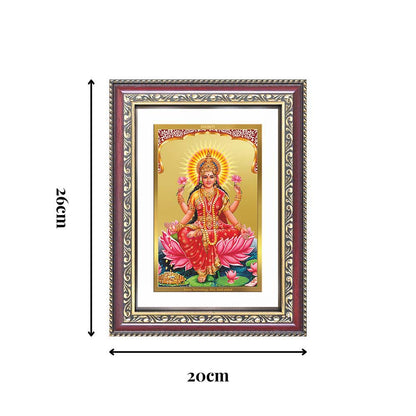 Diviniti 24K Gold Plated Lakshmi (Classic) Divine Wall Frame for Home Mandir & Office Decor | Luxury Spiritual Gift