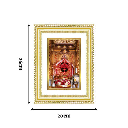 Diviniti 24K Gold Plated Salasar Balaji (Classic) Divine Wall Frame for Home Mandir & Office Decor | Luxury Spiritual Gift