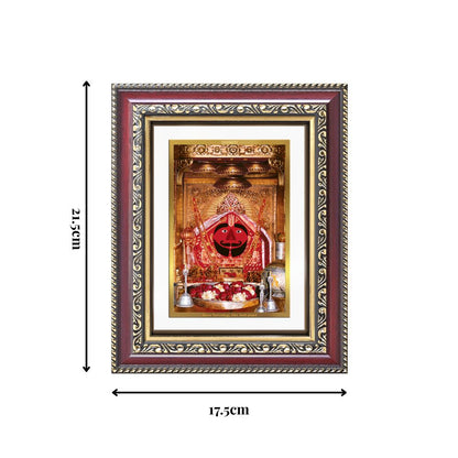 Diviniti 24K Gold Plated Salasar Balaji (Classic) Divine Wall and Table Top Frame for Home Mandir & Office Decor | Luxury Spiritual Gift