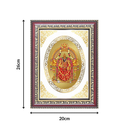 Padmavati Devi | Jain Sacred Wall & Tabletop Royal Photo Frame in 24K Gold Plated Foil