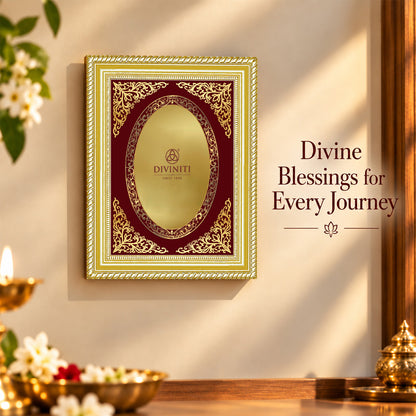 24K Gold-Plated Personalized Frame | Premium Gift Box | 26x20 CM