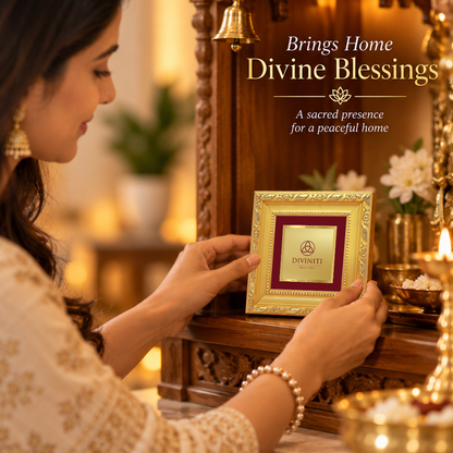 24K Gold-Plated Personalized Frame | Premium Gift Box | 10x10 CM