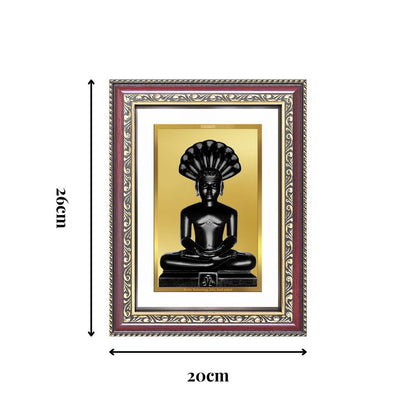 Diviniti 24K Gold Plated Parshvanath (Classic) Divine Wall Frame for Home Mandir & Office Decor | Luxury Spiritual Gift