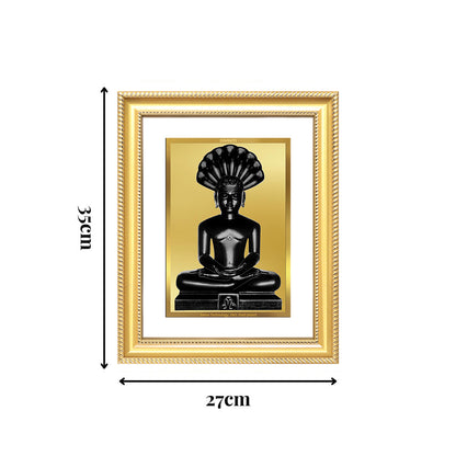Diviniti 24K Gold Plated Parshvanath (Classic) Divine Wall Frame for Home Mandir & Office Decor | Luxury Spiritual Gift