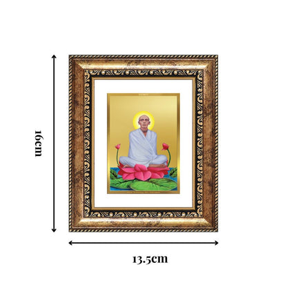 Diviniti 24K Gold Plated Ram Thakur Divine Table Top Frame for Home Mandir & Office Decor | Luxury Spiritual Gift