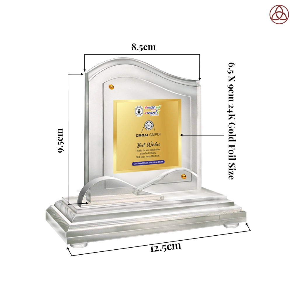 Acrylic Trophy Award | Congratulations Trophy For Celebrations, Ceremony, Events & Functions- Size 1A