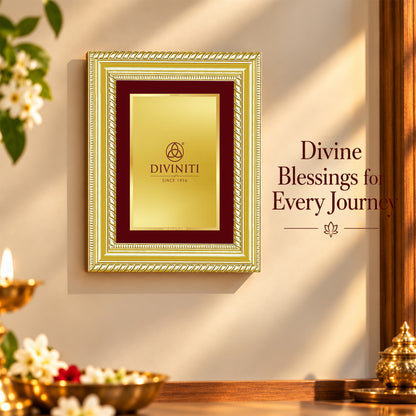 24K Gold-Plated Personalized Frame | Premium Gift Box | 21.5x17.5 CM