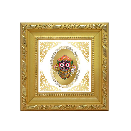 Lord Jagannath | Divine Krishna Form Royal Tabletop Photo Frame in 24K Gold Plated Foil
