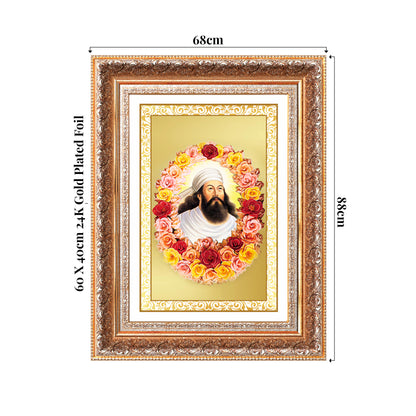 Zoroaster |Zarathustra | Prophet of Light & Righteousness Wall Photo Frame in 24K Gold Plated Foil