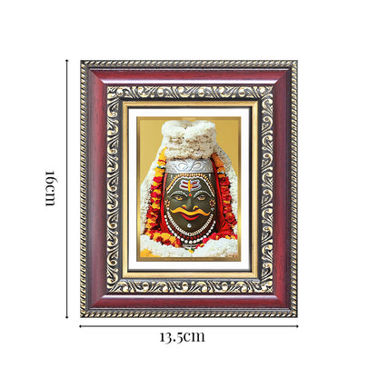 Diviniti 24K Gold Plated Mahakaleshwar (Classic) Divine Table Top Frame for Home Mandir & Office Decor | Luxury Spiritual Gift