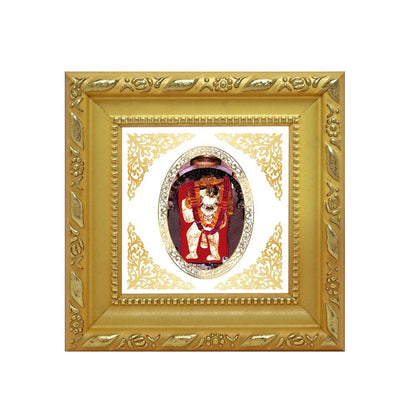 Mehandipur Balaji | Divine Hanuman Form Royal Tabletop Photo Frame in 24K Gold Plated Foil