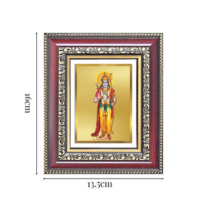 Diviniti 24K Gold Plated Ram Ji (Classic) Divine Table Top Frame for Home Mandir & Office Decor | Luxury Spiritual Gift