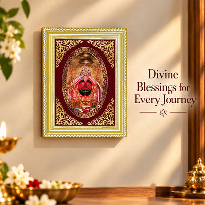 24K Gold-Plated Salasar Balaji Frame | Premium Gift Box | 26x20 CM