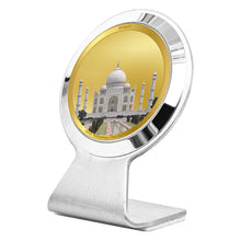 Load image into Gallery viewer, Diviniti 24K Gold Plated Taj Mahal Frame For Car Dashboard, Home Decor, Table Top, Luxury Gift (6.2 x 4.5 CM)
