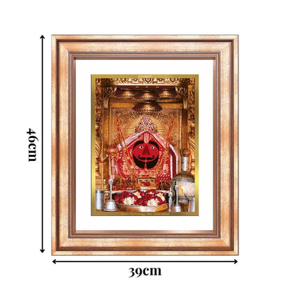 Diviniti 24K Gold Plated Salasar Balaji (Classic) Divine Wall Frame for Home Mandir & Office Decor | Luxury Spiritual Gift