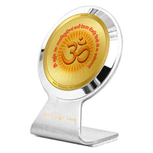 Load image into Gallery viewer, 24K Gold Plated Gayatri Mantra Customized Photo Frame For Corporate Gifting (6.2 x 4.5 CM)
