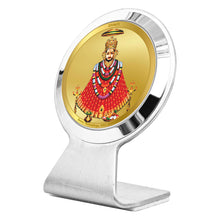 Load image into Gallery viewer, Diviniti 24K Gold Plated Khatu Shyam Frame For Car Dashboard, Home Decor, Table Top, Puja, Gift (6.2 x 4.5 CM)