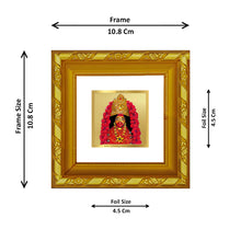 Load image into Gallery viewer, DIVINITI 24K Gold Plated Maa Tara Photo Frame For Home Decor, Living Room, Gift (10.8 X 10.8 CM)
