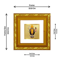 Load image into Gallery viewer, DIVINITI 24K Gold Plated Maa Kali Photo Frame For Living Room, Puja, Festival, Gift (10.8 X 10.8 CM)
