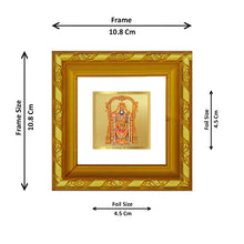 Load image into Gallery viewer, DIVINITI 24K Gold Plated Tirupati Balaji Photo Frame For Living Room, Puja Room (10.8 X 10.8 CM)
