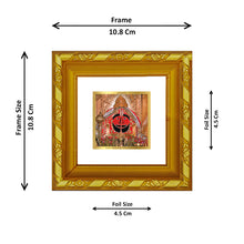 Load image into Gallery viewer, DIVINITI 24K Gold Plated Salasar Balaji Photo Frame For Living Room, Puja Room, Gift (10.8 X 10.8 CM)