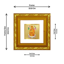 Load image into Gallery viewer, DIVINITI 24K Gold Plated Lady of Health Photo Frame For Home Decor Showpiece, Luxury Gift (10.8 X 10.8 CM)
