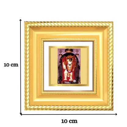 Mehandipur Balaji | Divine Hanuman of Healing and Protection Tabletop Frame in 24K Gold Plated Foil