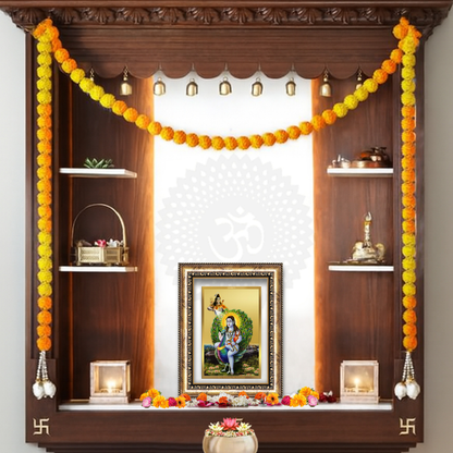Diviniti 24K Gold Plated Baba Balak Nath Divine Wall Frame for Home Mandir & Office Decor | Luxury Spiritual Gift