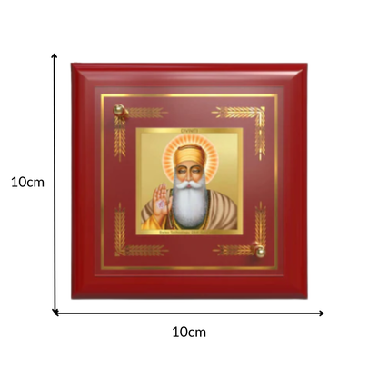 Guru Nanak Dev Ji | First Sikh Guru | Founder of Sikhism For Tabletop Frame in 24K Gold Plated Foil