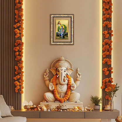 Diviniti 24K Gold Plated Baba Balak Nath Divine Wall Frame for Home Mandir & Office Decor | Luxury Spiritual Gift
