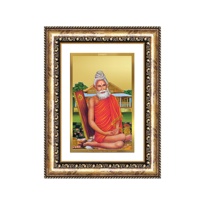Diviniti 24K Gold Plated Baba Lokenath (Classic) Divine Wall Frame for Home Mandir & Office Decor | Luxury Spiritual Gift
