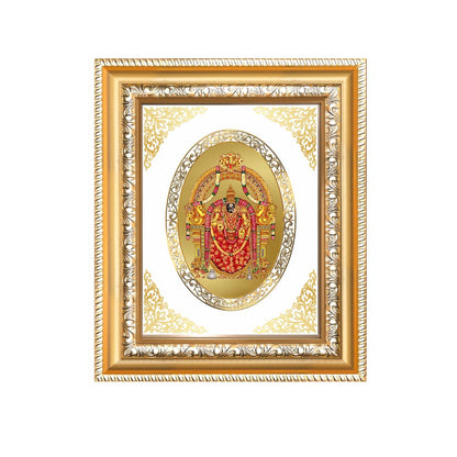 Goddess Padmavati Devi Divine Jain Protector Sacred Blessings Royal Tabletop Frame in 24K Gold Plated Foil
