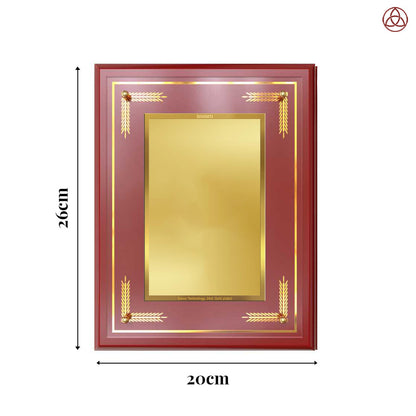 Diviniti MDF Frame Personalised Tabletop and Wall Photo Frame in 24K Gold Plated Foil