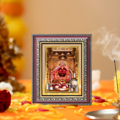 Diviniti 24K Gold Plated Salasar Balaji (Classic) Divine Table Top Frame for Home Mandir & Office Decor | Luxury Spiritual Gift