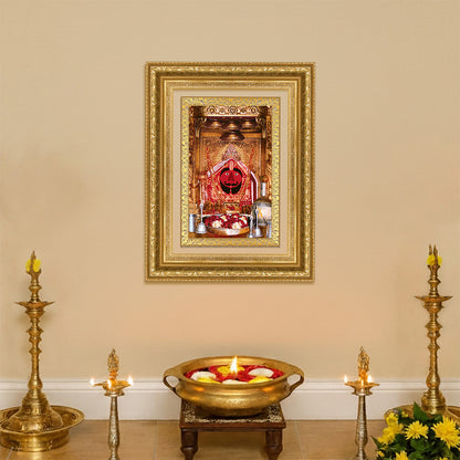 Diviniti 24K Gold Plated Salasar Balaji (Classic) Divine Wall Frame for Home Mandir & Office Decor | Luxury Spiritual Gift
