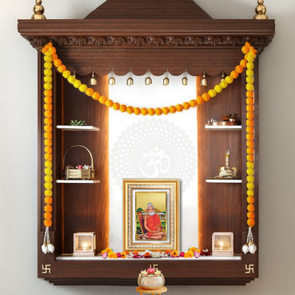 Diviniti 24K Gold Plated Baba Lokenath (Classic) Divine Wall Frame for Home Mandir & Office Decor | Luxury Spiritual Gift