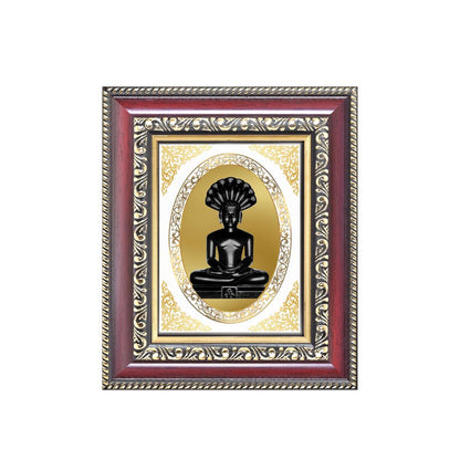 Lord Parshvanath Jain Tirthankara Divine Protection & Peace Royal Tabletop Frame in 24K Gold Plated Foil