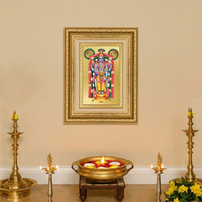 Diviniti 24K Gold Plated Guru Vayurappan (Classic) Sacred Sikh Wall Frame for Home Decor & Office Ambiance | Premium Spiritual Gift