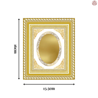 Diviniti Double Glass Frame Personalised Tabletop Photo Frame in 24K Gold Plated Foil