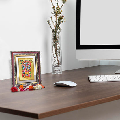Diviniti 24K Gold Plated Guru Vayurappan (Classic) Sacred Sikh Wall and Table Top Frame for Home Decor & Office Ambiance | Premium Spiritual Gift