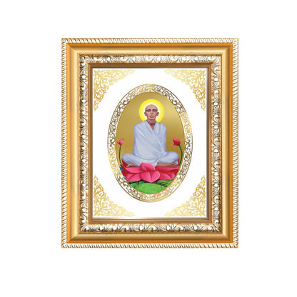 Shri Ram Thakur Divine Spiritual Saint Sacred Peace & Devotion Royal Tabletop Frame in 24K Gold Plated Foil
