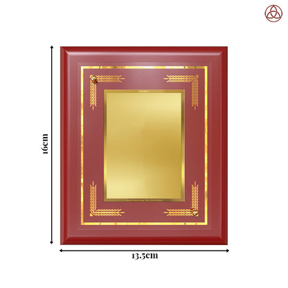 Diviniti MDF Frame Personalised Tabletop Photo Frame in 24K Gold Plated Foil