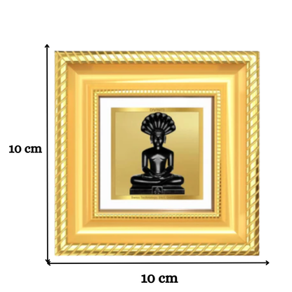 Lord Parshvanatha | 23rd Jain Tirthankara Tabletop Frame in 24K Gold Plated Foil