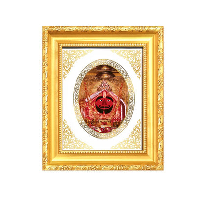 Salasar Balaji Divine Hanuman Sacred Faith & Wish Fulfillment Royal Tabletop Frame in 24K Gold Plated Foil