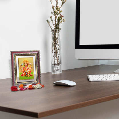 Diviniti 24K Gold Plated Panchmukhi Hanuman (Classic) Divine Wall and Table Top Frame for Home Mandir & Office Decor | Luxury Spiritual Gift