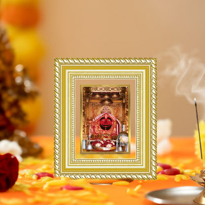 Diviniti 24K Gold Plated Salasar Balaji Divine Table Top Frame for Home Mandir & Office Decor | Luxury Spiritual Gift